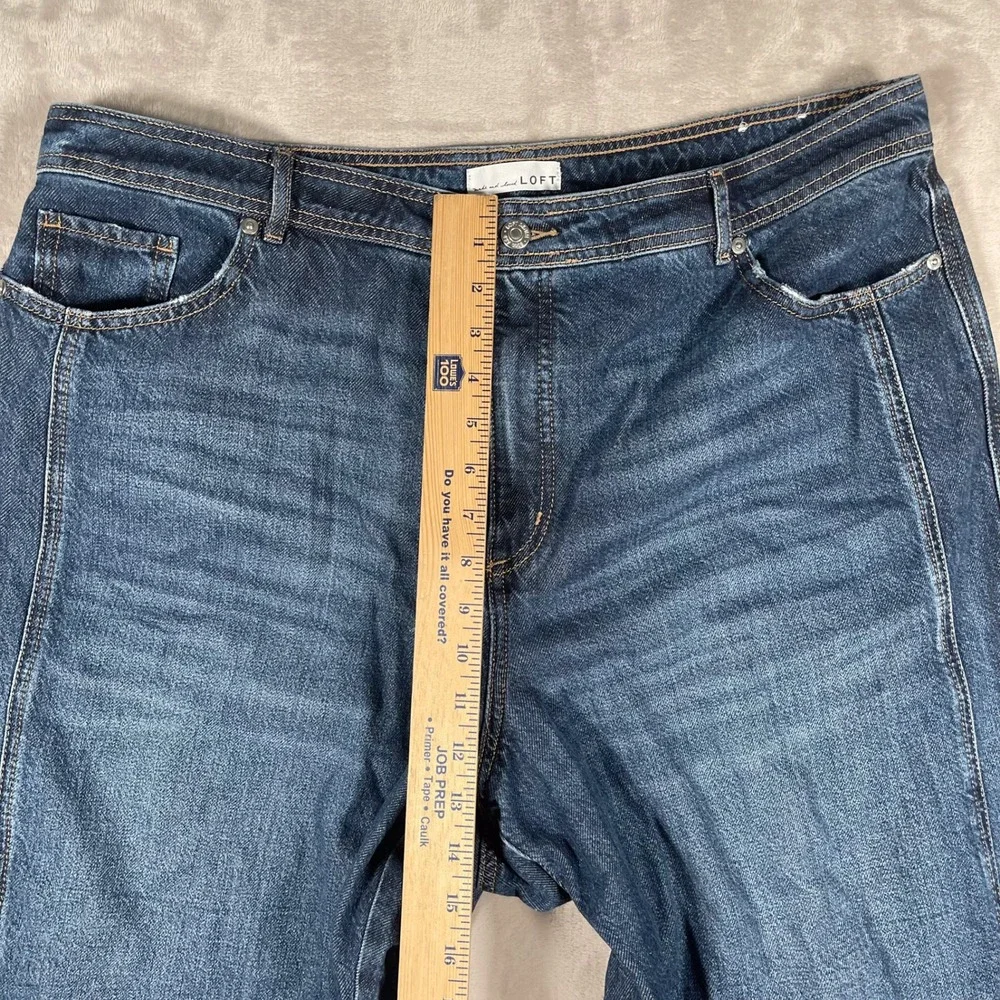 LOFT Women's Jeans The Barrel Denim Casual  34_18 Blue